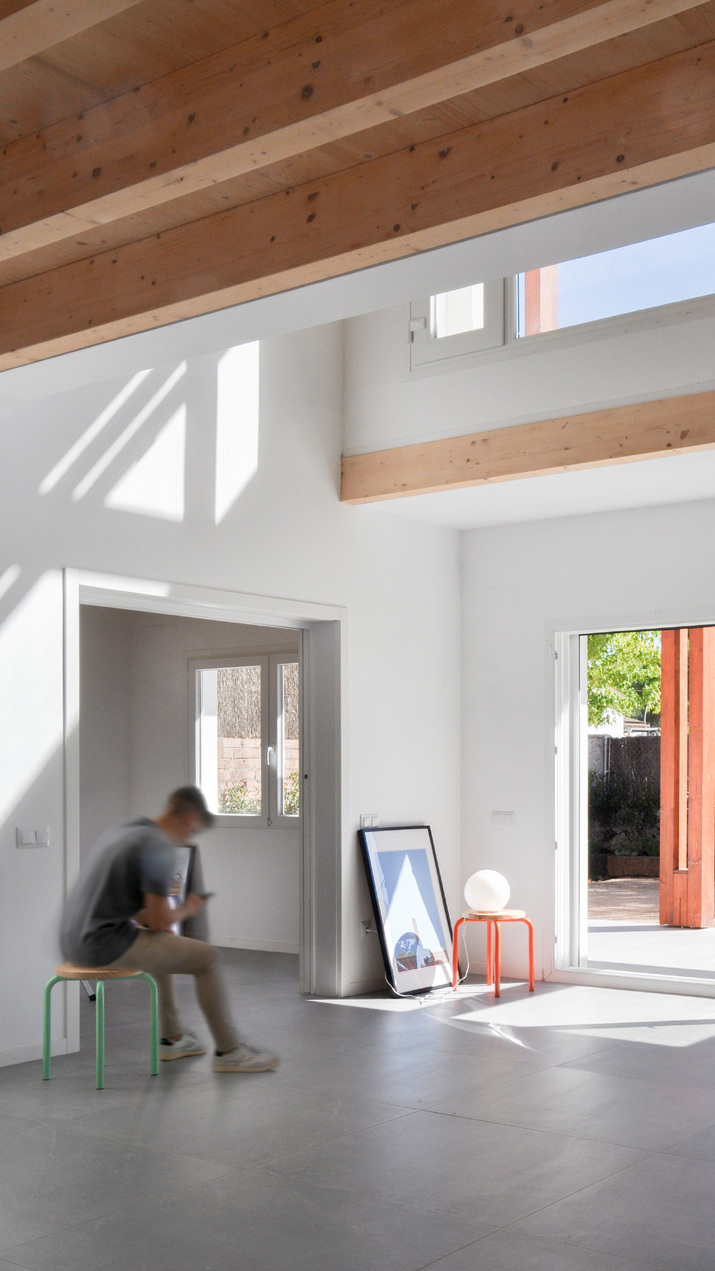 Casa unifamiliar de baix consum energètic a Begues