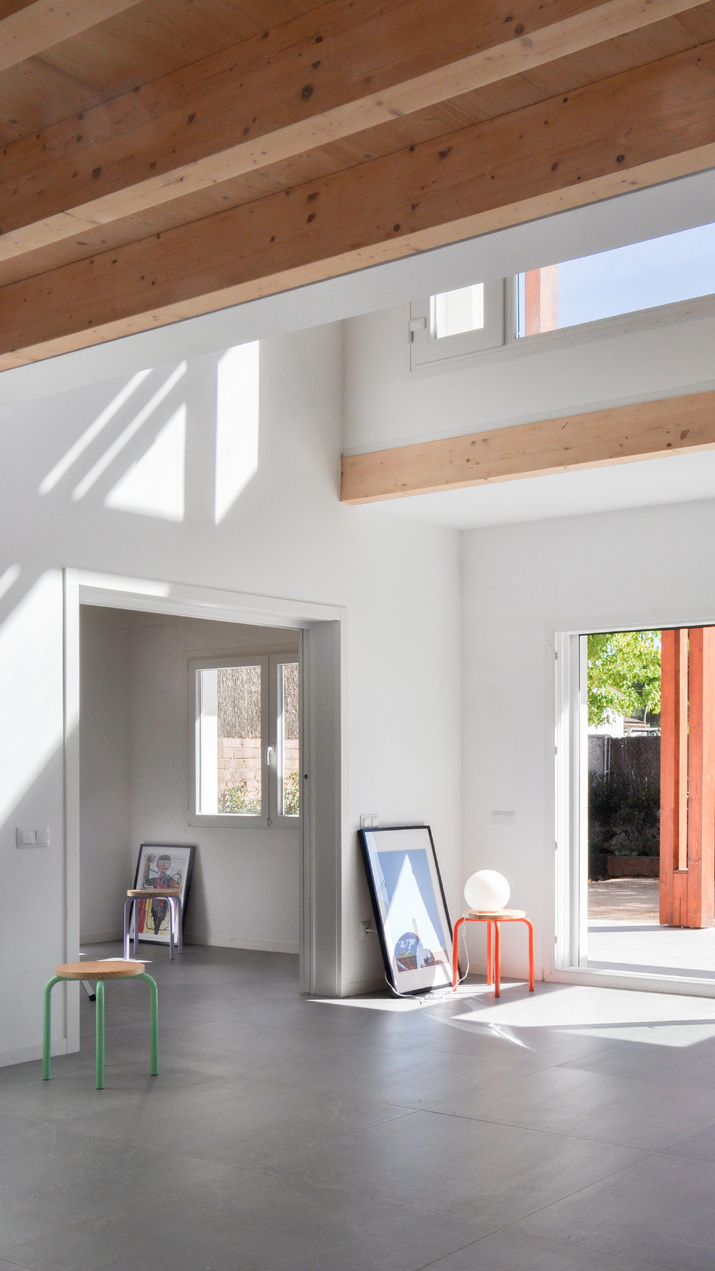 Casa unifamiliar de baix consum energètic a Begues