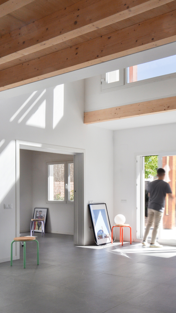 Casa unifamiliar de baix consum energètic a Begues