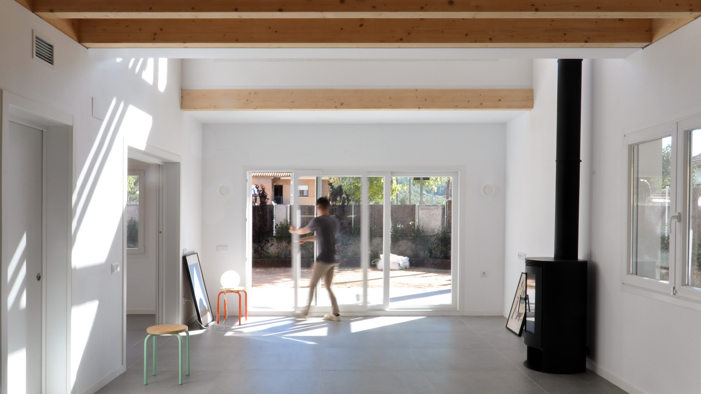 Casa unifamiliar de baix consum energètic a Begues