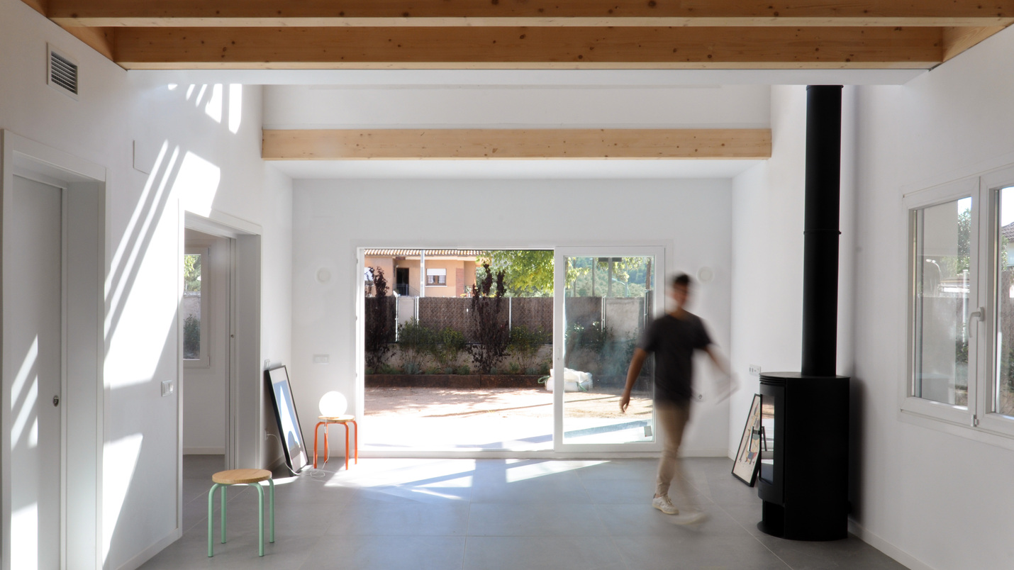 Casa unifamiliar de baix consum energètic a Begues