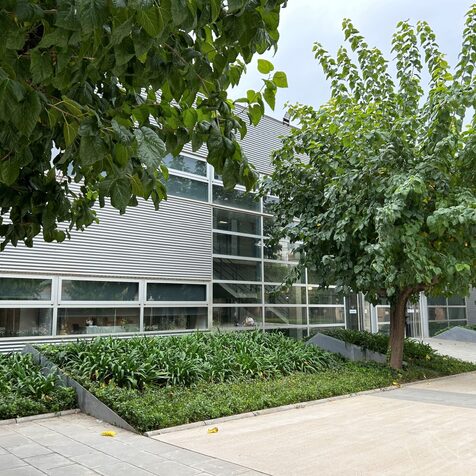 Renovation and adaptation of the FUB2 university building and reurbanization of the exterior space, in Manresa