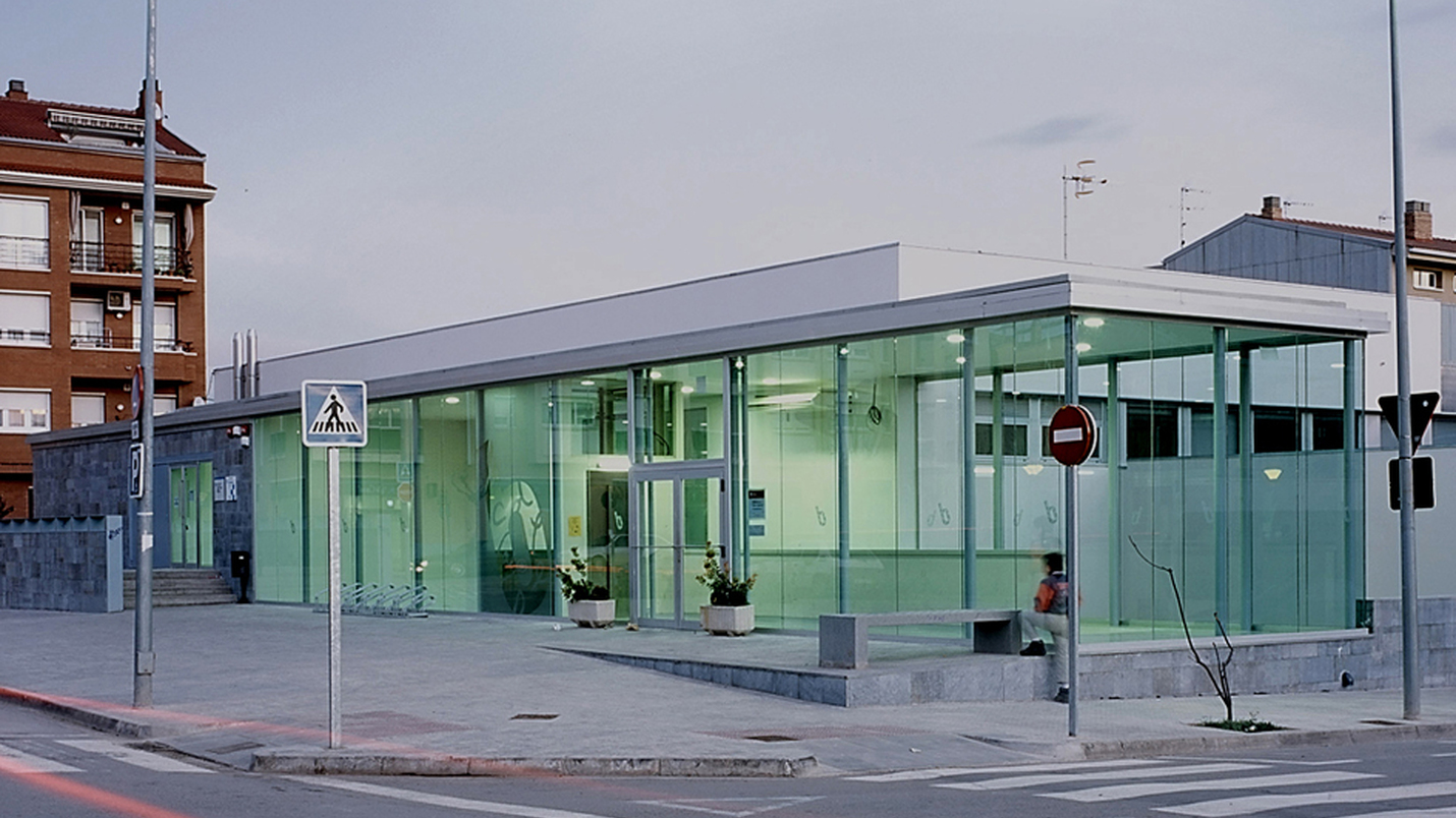 CAP and Municipal Library, in Santpedor
