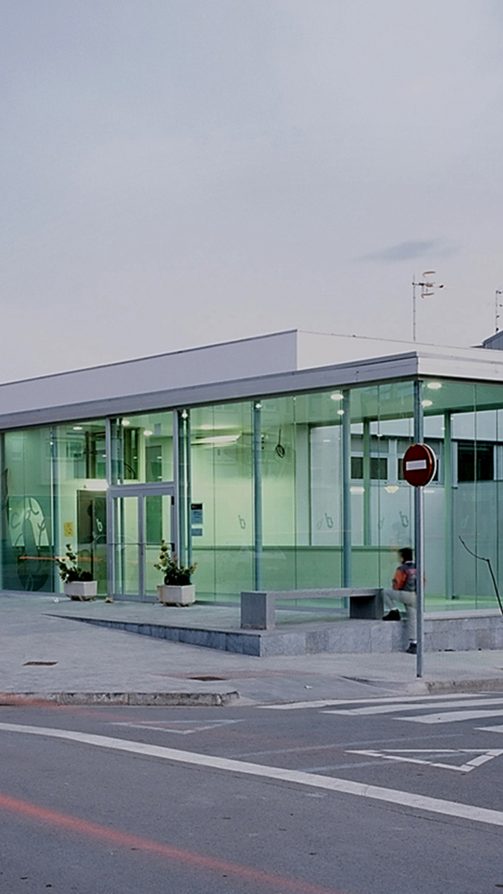 CAP and Municipal Library, in Santpedor