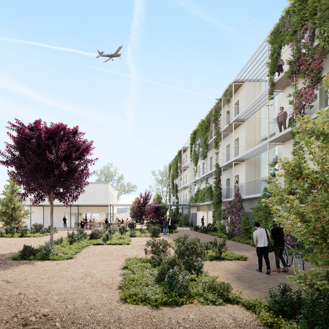 Winners of the competition for the pilot training campus at Alguaire airport, consisting of 53 industrialized modules