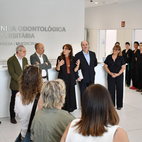Consellera Recerca Universitats inaguració Clínica Odontològica Universitària COU Manresa